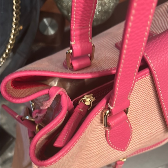 Dooney & Bourke Pink and Cream Women's Tote Bag nwot! - Picture 7 of 15